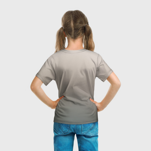 Детская футболка 3D с принтом Min Yoon Gi, вид сзади #2