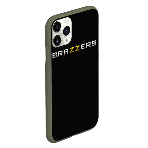 Чехол для iPhone 11 Pro матовый с принтом Brazzers, вид сбоку #3