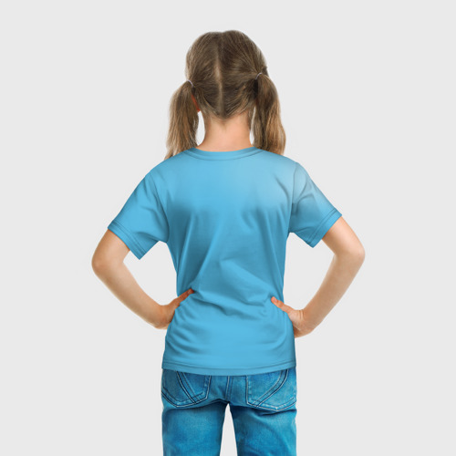 Детская футболка 3D с принтом Watch Dogs 2, вид сзади #2