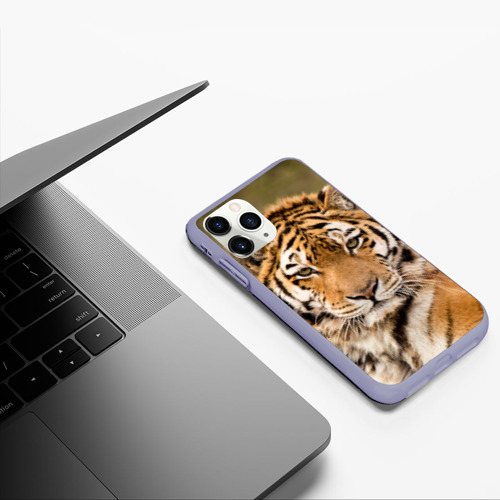 Чехол для iPhone 11 Pro матовый с принтом Тигр, фото #5