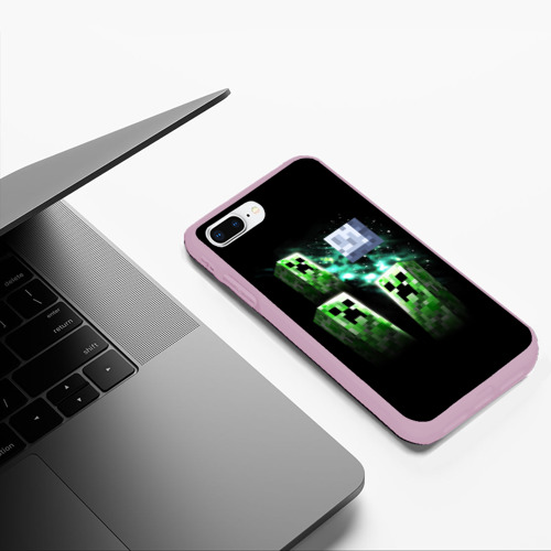 Чехол для iPhone 7Plus/8 Plus матовый с принтом MINECRAFT, фото #5