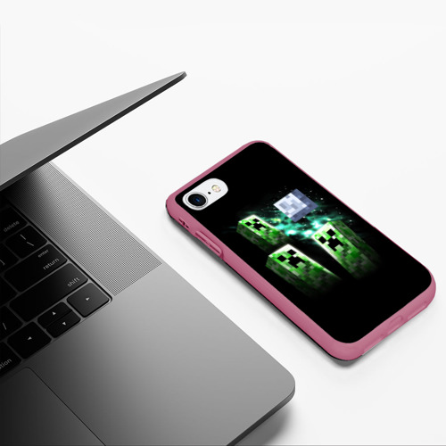 Чехол для iPhone 7/8 матовый с принтом MINECRAFT, фото #5