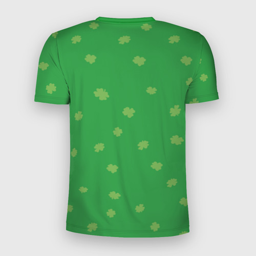 Мужская футболка 3D Slim с принтом Ирландия, вид сзади #1