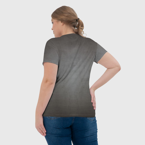Женская футболка 3D с принтом Дневники вампира - главные герои, вид сзади #2