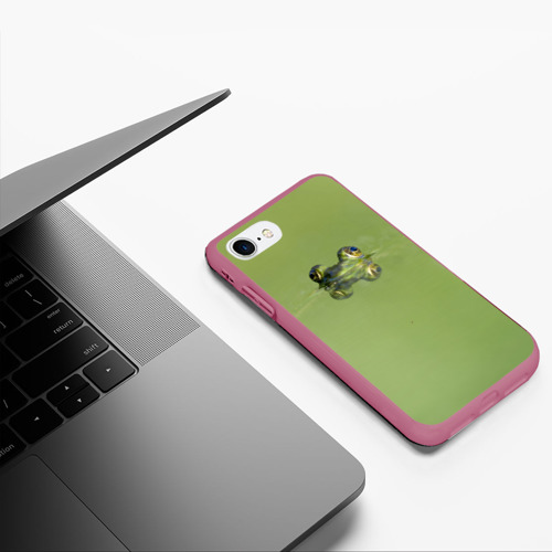 Чехол для iPhone 7/8 матовый с принтом Лягушка, фото #5