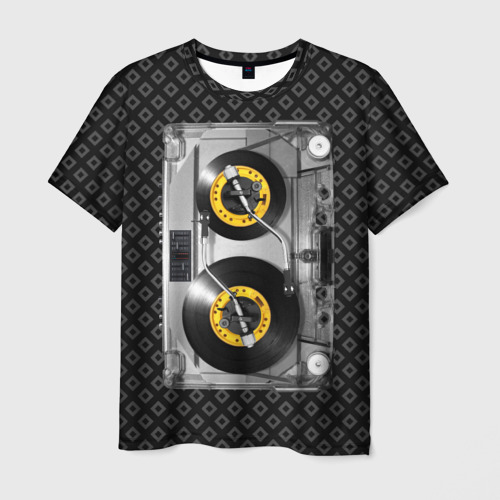 Мужская 3D футболка с принтом DJ Tape, вид спереди #2