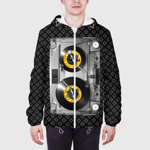 Мужская куртка 3D с принтом DJ Tape, вид сбоку #3