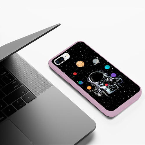 Чехол для iPhone 7Plus/8 Plus матовый с принтом Космический жонглер, фото #5