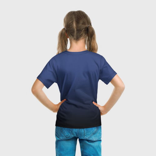 Детская футболка 3D с принтом Арсенал, вид сзади #2