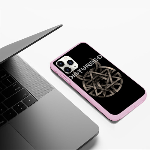 Чехол для iPhone 11 Pro Max матовый с принтом Disturbed 2, фото #5