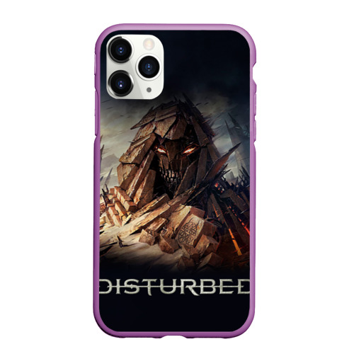 Чехол для iPhone 11 Pro Max матовый с принтом Disturbed 8, вид спереди #2