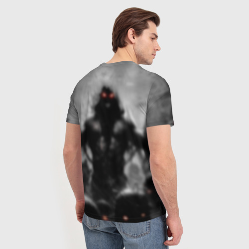 Мужская футболка 3D с принтом Disturbed 9, вид сзади #2