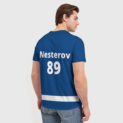 Мужская футболка 3D с принтом Tampa Bay Nesterov, вид сзади #2
