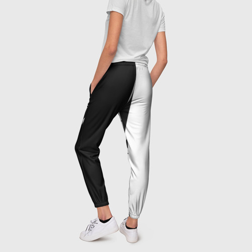 Женские брюки 3D с принтом Monokuma, вид сзади #2