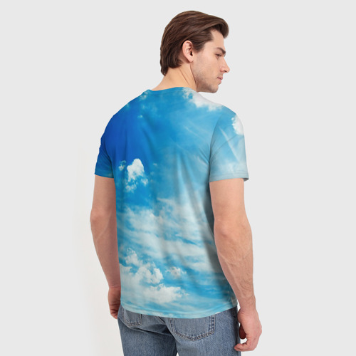 Мужская футболка 3D с принтом Космические войска 15, вид сзади #2
