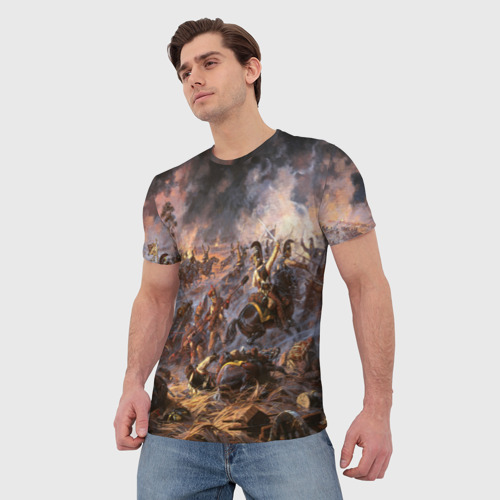 Мужская футболка 3D с принтом 1812 война, фото на моделе #1