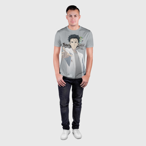 Мужская футболка 3D Slim с принтом Rintarou, вид сбоку #3