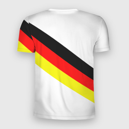 Мужская футболка 3D Slim с принтом ФК Бавария, вид сзади #1