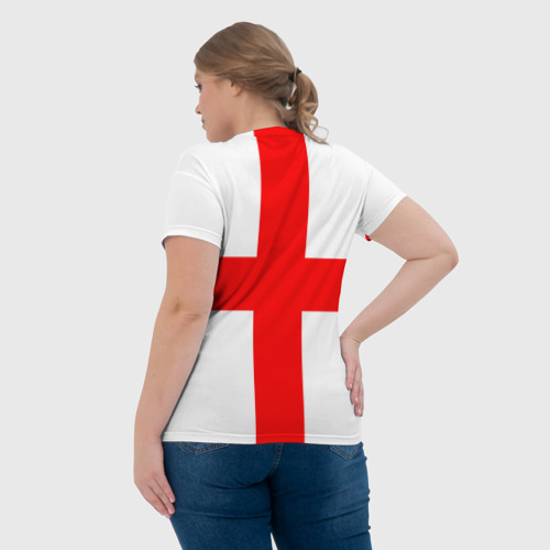 Женская футболка 3D с принтом Ливерпуль ФК, вид сзади #2