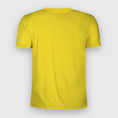 Мужская футболка 3D Slim с принтом Компьютерный код, вид сзади #1