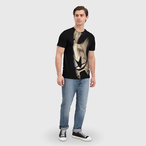 Мужская футболка 3D с принтом League Of Legends jhin, вид сбоку #3