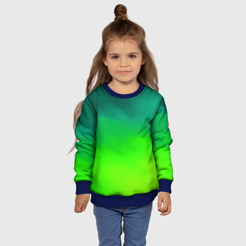 Детский 3D свитшот с принтом Кислотный цвет, фото #4