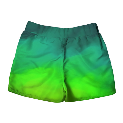 Женские шорты 3D с принтом Кислотный цвет, вид сзади #1