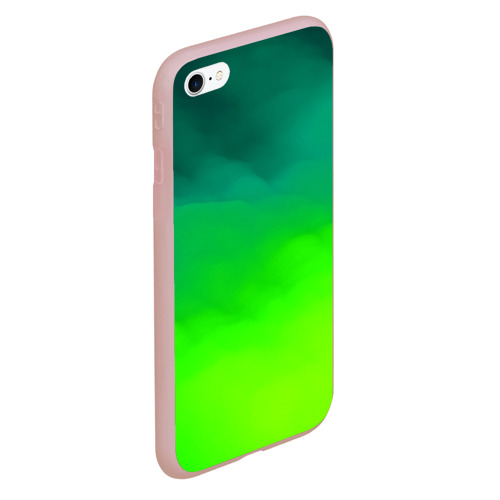 Чехол для iPhone 6/6S матовый с принтом Кислотный цвет, вид сбоку #3
