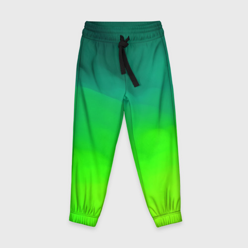 Детские брюки 3D с принтом Кислотный цвет, вид спереди #2