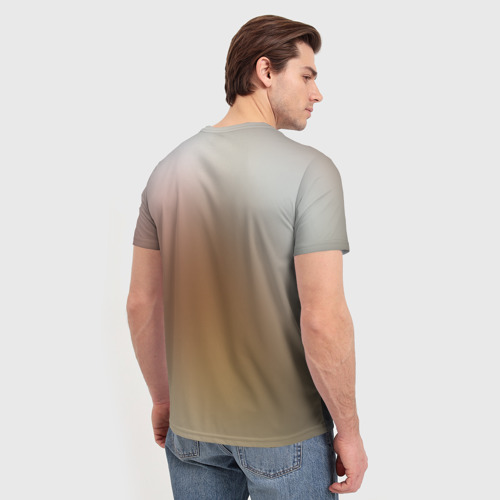 Мужская футболка 3D с принтом Рождество, вид сзади #2