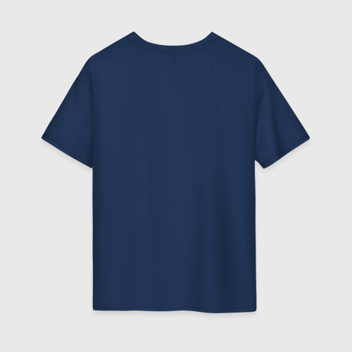 Женская футболка oversize с принтом Weyland-Yutani, вид сзади #1