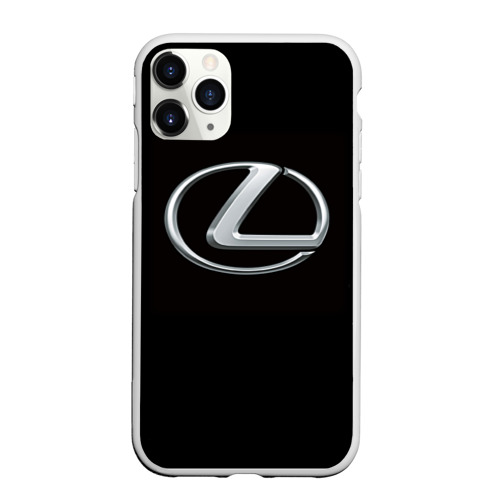 Чехол для iPhone 11 Pro матовый силикон с принтом Lexus, вид спереди #2