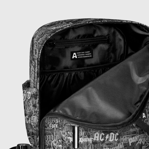 Женский рюкзак 3D с принтом Хеви-метал, фото #5