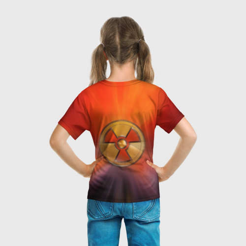 Детская футболка 3D с принтом Duke Nukem, вид сзади #2