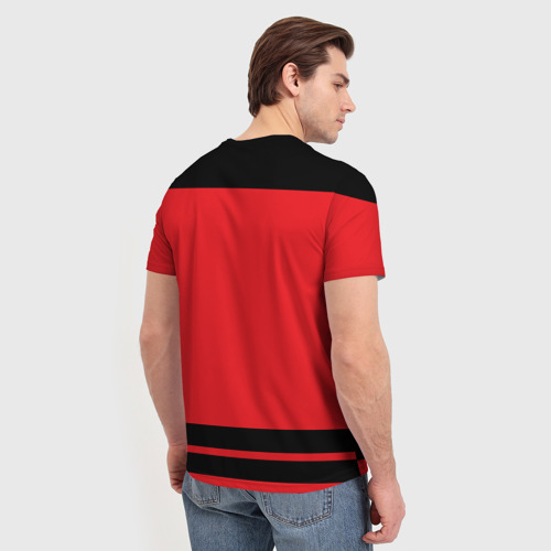 Мужская 3D футболка с принтом TEAM CANADA, вид сзади #2