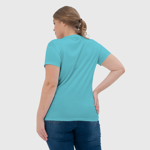 Женская футболка 3D с принтом Trust me, вид сзади #2