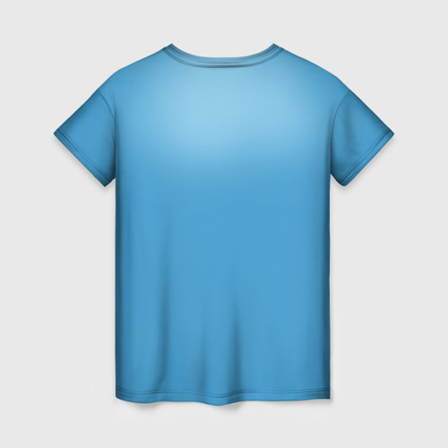 Женская футболка 3D с принтом Закончила мед, вид сзади #1