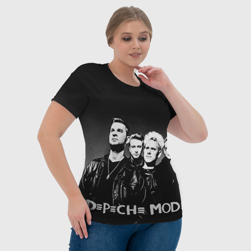 Женская футболка 3D с принтом Depeche mode, фото #4