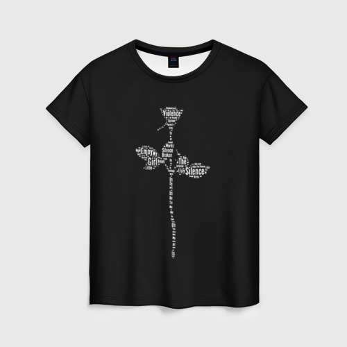 Женская футболка 3D с принтом Depeche mode, вид спереди #2