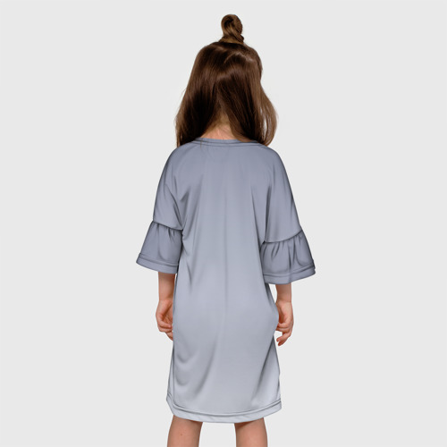 Детское платье 3D с принтом Depeche mode, вид сзади #2