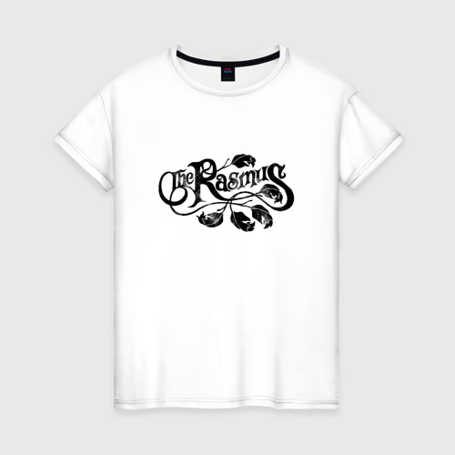 Женская футболка хлопок с принтом The Rasmus, вид спереди #2