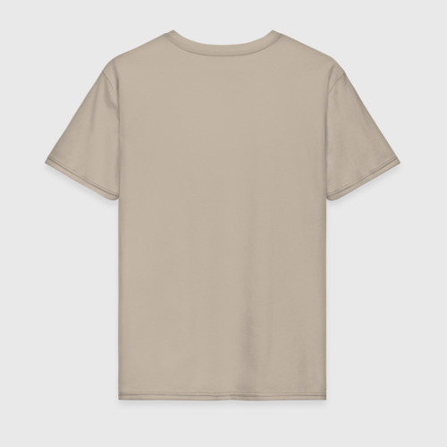 Мужская футболка хлопок с принтом Каспийский груз 2, вид сзади #1