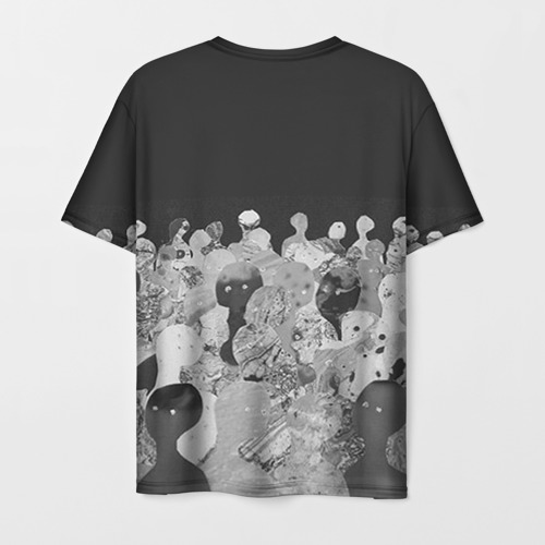 Мужская футболка 3D с принтом Radiohead 1, вид сзади #1