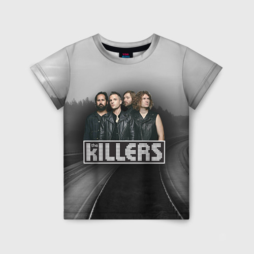 Детская футболка 3D с принтом The Killers 9, вид спереди #2