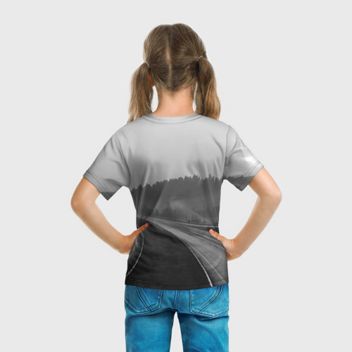 Детская футболка 3D с принтом The Killers 9, вид сзади #2