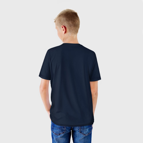 Детская футболка 3D с принтом Трансформеры, вид сзади #2