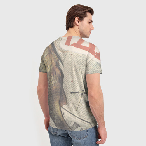 Мужская футболка 3D с принтом ДДТ, вид сзади #2