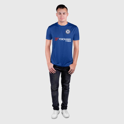 Мужская футболка 3D Slim с принтом Челси 2018, вид сбоку #3