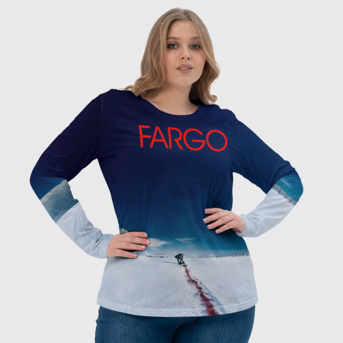 Женский лонгслив 3D с принтом Fargo, фото #4