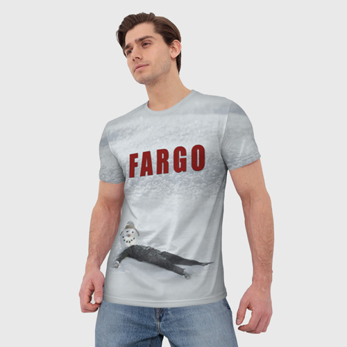 Мужская футболка 3D с принтом Fargo, фото на моделе #1